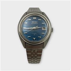 Working Vintage Seiko Blue Women's Automatic W/Date 4205-0170, 26mm